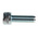 RS PRO Bright Zinc Plated Steel Hex Socket Cap Screw, DIN 912, M10 x 30mm