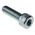 RS PRO Bright Zinc Plated Steel Hex Socket Cap Screw, DIN 912, M8 x 25mm