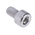 RS PRO Plain Stainless Steel Hex Socket Cap Screw, DIN 912, M5 x 8mm