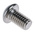 RS PRO Plain Stainless Steel Hex Socket Button Screw, ISO 7380, M6 x 10mm