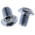 RS PRO Bright Zinc Plated Steel Hex Socket Button Screw, ISO 7380, M6 x 8mm