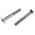 RS PRO Plain Stainless Steel Hex Socket Countersunk Screw, DIN 7991, M10 x 60mm