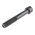 RS PRO M12 x 80mm Hex Socket Cap Screw Black, Self-Colour Steel