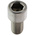 RS PRO M12 x 20mm Hex Socket Cap Screw Plain Stainless Steel