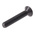 RS PRO M5 x 30mm Hex Socket Countersunk Screw Black, Self-Colour Steel
