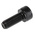 RS PRO Black, Self-Colour Steel Hex Socket Cap Screw, DIN 912, M8 x 20mm