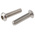 RS PRO Plain Stainless Steel Hex Socket Button Screw, ISO 7380, M6 x 25mm