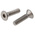 RS PRO Plain Stainless Steel Hex Socket Countersunk Screw, ISO 10642, M4 x 16mm