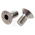 RS PRO Plain Stainless Steel Hex Socket Countersunk Screw, ISO 10642, M6 x 12mm