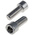 RS PRO Plain Stainless Steel Hex Socket Cap Screw, DIN 912, M12 x 30mm