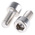 RS PRO Plain Stainless Steel Hex Socket Cap Screw, DIN 912, M10 x 20mm