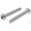 RS PRO Plain Stainless Steel Hex Socket Button Screw, ISO 7380, M6 x 40mm
