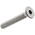 RS PRO Plain Stainless Steel Hex Socket Countersunk Screw, DIN 7991, M5 x 30mm