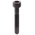 RS PRO M5 x 30mm Hex Socket Cap Screw Black, Self-Colour Steel