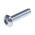 RS PRO Bright Zinc Plated Steel Hex Socket Button Screw, ISO 7380, M3 x 12mm