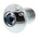 RS PRO Bright Zinc Plated Steel Hex Socket Button Screw, ISO 7380, M8 x 12mm