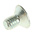 RS PRO M6 x 10mm Hex Socket Countersunk Screw Bright Zinc Plated Steel