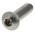 RS PRO Plain Stainless Steel Hex Socket Button Screw, ISO 7380, M8 x 30mm