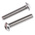 RS PRO Plain Stainless Steel Hex Socket Button Screw, ISO 7380, M6 x 30mm