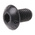 RS PRO Black, Self-Colour Steel Hex Socket Button Screw, ISO 7380, M5 x 8mm