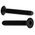 RS PRO Black, Self-Colour Steel Hex Socket Countersunk Screw, DIN 7991, M6 x 40mm