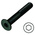 RS PRO Black, Self-Colour Steel Hex Socket Countersunk Screw, DIN 7991, M8 x 50mm