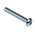 RS PRO Bright Zinc Plated Steel Hex Socket Button Screw, ISO 7380, M4 x 25mm