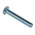 RS PRO Bright Zinc Plated Steel Hex Socket Button Screw, ISO 7380, M4 x 25mm