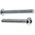 RS PRO Bright Zinc Plated Steel Hex Socket Button Screw, ISO 7380, M6 x 50mm