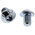 RS PRO Bright Zinc Plated Steel Hex Socket Button Screw, ISO 7380, M8 x 10mm