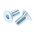 RS PRO Bright Zinc Plated Steel Hex Socket Countersunk Screw, DIN 7991, M12 x 25mm