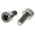 RS PRO Plain Stainless Steel Hex Socket Cap Screw, DIN 912, M3 x 6mm