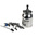 RS PRO 1/4in Air Inlet (BSP) Spray Gun, With 2 mm Tip