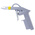 RS PRO 12bar Air Blow Gun, 1/4in Air Inlet (BSP)