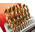RS PRO 25-Piece Twist Drill Bit Set for Metal, 13mm Max, 1mm Min, HSS-G Bits