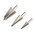 RS PRO 3-Piece Cone Cutter Set for Metal, 30mm Max, 3mm Min, HSS Bits