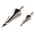 RS PRO 2-Piece Step Drill Bit Set for Metal, 31mm Max, 5mm Min, HSS Bits
