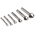EXACT HSS-E Countersink Drill Bit Set, 6.3 mm, 8.3 mm, 10.4 mm, 12.4 mm, 16.5 mm, 20.5 mm Head, 3 Flute(s), 90°, 6