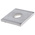 Stainless Steel Square Bracket 1 Hole, 13mm Holes, 41.3 x 41.3mm