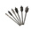RS PRO 6-Piece Flat Wood Drill Bit Set for Wood, 25mm Max, 10mm Min