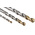 Dormer 25-Piece Twist Drill Bit Set for Multi-Material, 13mm Max, 1mm Min, HSS-TiN Bits