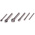 Dormer HSS Countersink Drill Bit Set, 6.3 - 20.5mm Head, 3 Flute(s), 90°, 6 Piece(s)