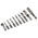 EXACT 11-Piece Twist Drill Bit Set for Metal, 10mm Max, 3mm Min, HSS Bits