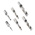 Wera 7-Piece Twist Drill Bit Set for Metal, 8.5mm Max, 2.5mm Min, HSS Bits