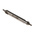 RS PRO HSS double ended centre drill, 1.6mm Diameter, 45 mm Overall