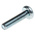 Bright Zinc Plated Pan Steel Tamper Proof Security Screw, M5 x 20mm