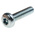 Bright Zinc Plated Pan Steel Tamper Proof Security Screw, M5 x 20mm