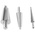 EXACT 3-Piece Step Drill Bit Set for Metal, 30mm Max, 4mm Min, HSS Bits