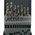 Makita 19-Piece Twist Drill Bit Set for Metal, 10mm Max, 1mm Min, HSS Bits