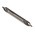 Dormer A225 Series HSS Centre Drill Bit, 1/16" → 3/16" Diameter, 45 mm Overall